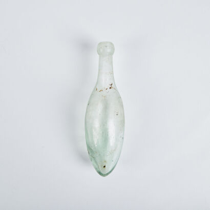 A Collectable Victorian Torpedo Glass Bottle Circa 1817-1910