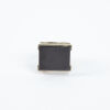 A Sterling Silver Maxwell Collins Jet Ring C1970s - 2