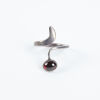 A Serpentine Silver And Garnet Ring C1970s - 2
