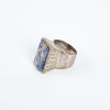A Sterling Silver Maxwell Collins Druzy&nbsp;Ring&nbsp;London 1970s