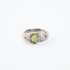 An American Peridot And Sterling Silver Ring 1970s - 2