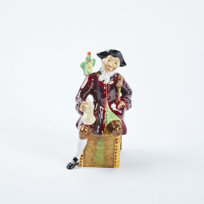 A Staffordshire Arthur Bowker Long John Silver Figurine