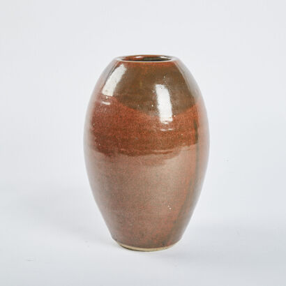 A Large Tenmoku David Huffman Vase