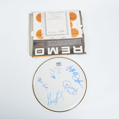 A Signed Drumhead by the Wallflowers