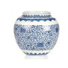 A Large Blue and White Chinese Jar