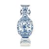 A Blue and White Chinese Wall Vase