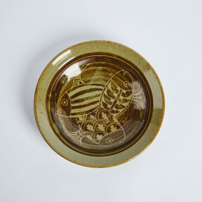 A New Zealand Pottery Fish Plate