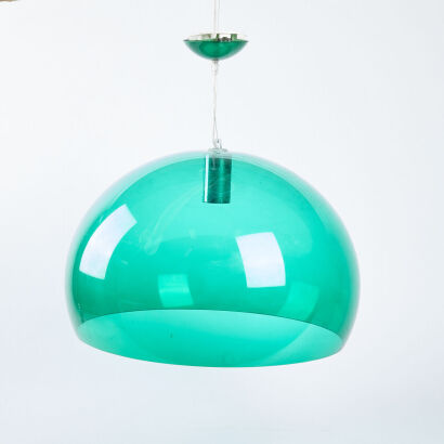 A Kartell Fly Pendant Lamp Designed By Ferruccio Laviani