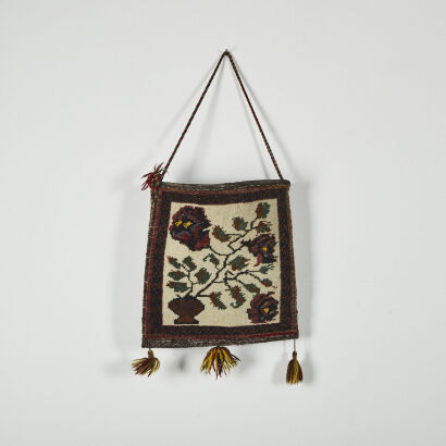 A Hand Knotted Carpet Bag