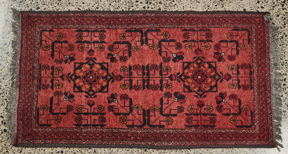 A Hand Knotted Khall Tribal Rug