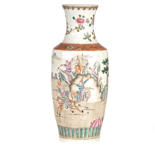 A Large Famille Rose Vase