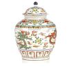 A Chinese Blue and White Wucai Dragon Jar