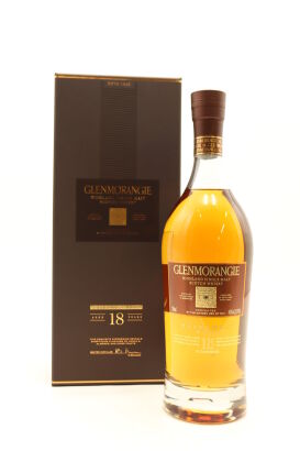 (1) Glenmorangie 18 Years Old, Highland Single Malt Scotch Whisky, 43% ABV