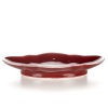A Qing Dynasty Copper Red Glazed Lobed Plate