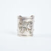 A Peruvian Silver Cuffed Bracelet