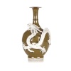 A Chinese Tea-Dust Glazed 'Dragon' Vase