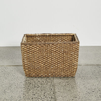 A Large Wicker Storage Basket