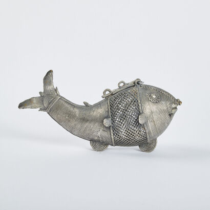 An Indian Dhokra Metal Fish