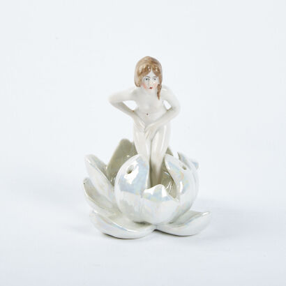 A Porcelain Female Figure