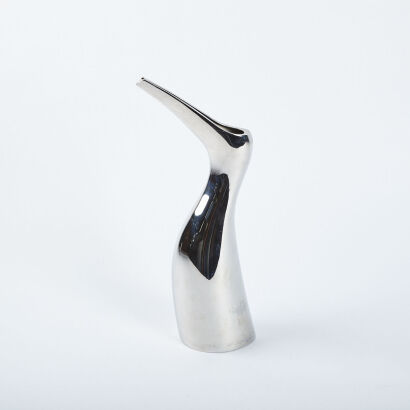 A Georg Jensen Stainless Steel Vase