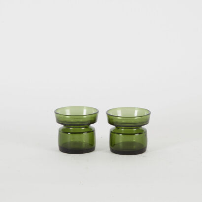 A Pair of Candle Holders by Dansk Designs