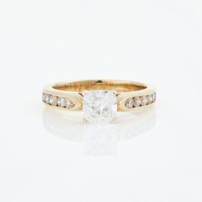 10ct Yellow Gold, 1.50ct Modern, Diamond Ring