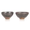 A Pair of Small Song Dynasty Jian Kiln Style Cups