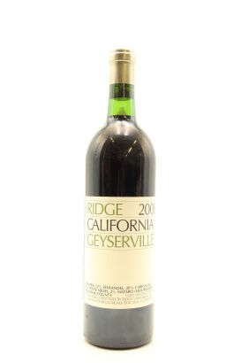 (1) 2008 Ridge Vineyards Geyserville, Alexander Valley [JR17.5]