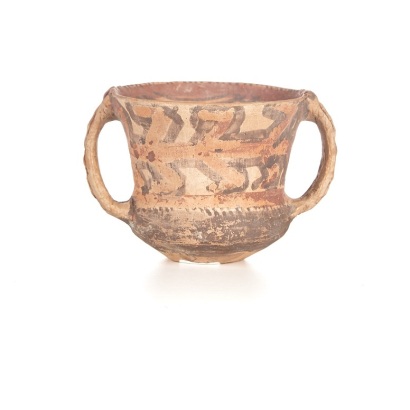 A Chinese &lsquo;Banshan&rsquo; Type Painted Pottery Cup