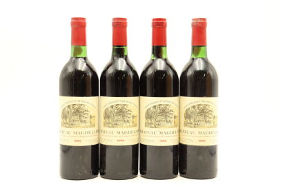 (4) 1982 Chateau Magdelaine, Saint-Emilion Grand Cru [JR17] [WS96]