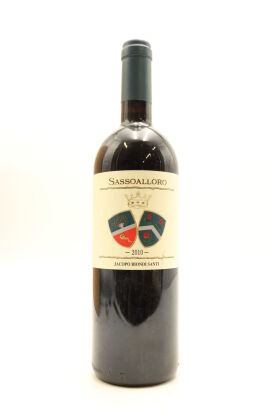 (1) 2010 Jacopo Biondi Santi Castello di Montepo 'Sassoalloro' Toscana IGT, Tuscany [JR17.5]