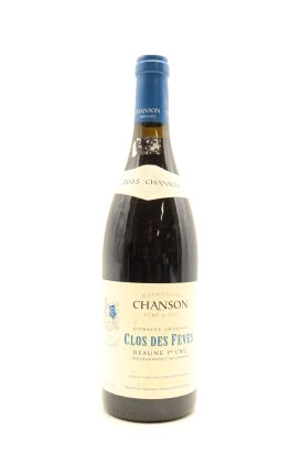 (1) 2005 Chanson Pere & Fils Clos des Feves, Beaune Premier Cru [WE94]