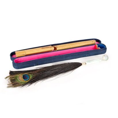 A Mid-Qing Dynasty Peacock Feather Ornament