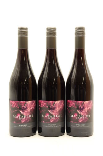 (3) 2021 Matahiwi Estate Syrah, Hawke's Bay
