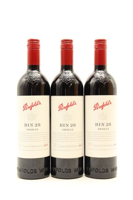 (3) 2019 Penfolds Bin 28 Kalimna Shiraz, South Australia