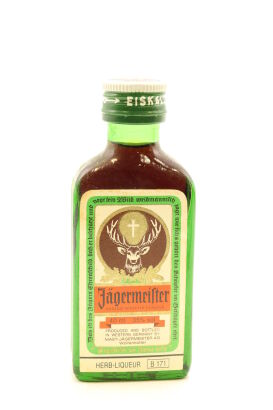 (1) Jagermeister Herbal Liqueur Miniature, 35% ABV, 40ml