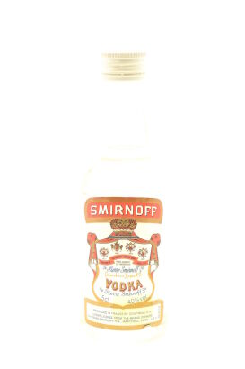 (1) Smirnoff Vodka Miniature, 40% ABV, 50ml