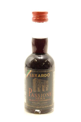 (1) Luxardo Passione Nera Black Sambuca Liqueur Miniature, 38% ABV, 50ml