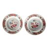 A Pair of Small Qing Dynasty Yongzheng Period Famille Rose Plates