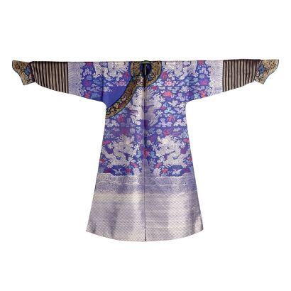 A Chinese Mid-Qing Dynasty Dragon Robe (Longpao)