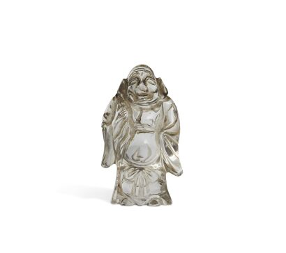 A Qing Dynasty Crystal Monk