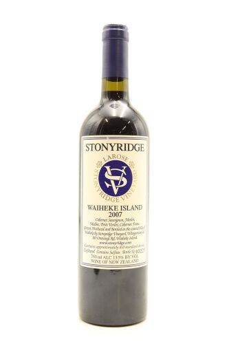 (1) 2007 Stonyridge Vineyard Larose, Waiheke Island