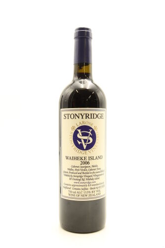 (1) 2006 Stonyridge Vineyard Larose, Waiheke Island