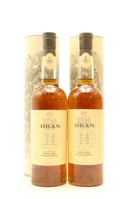 (2) Oban 14 Year Old Single Malt Scotch Whisky, 43% ABV