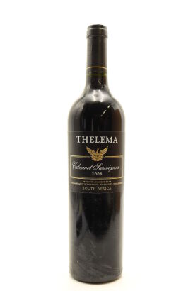 (1) 2006 Thelema Mountain Vineyards 'Thelema' Cabernet Sauvignon, Stellenbosch