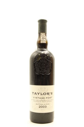 (1) 2003 Taylor Fladgate Vintage Port, Portugal [JR18] [RP96] [WE97] [WS94]