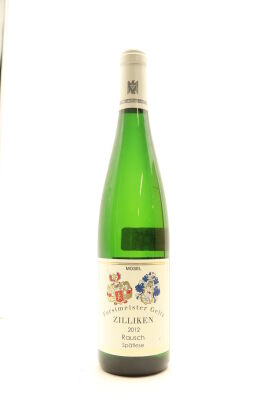 (1) 2012 Forstmeister Geltz-Zilliken Saarburger Rausch Riesling Spatlese, Mosel [JR17] [WS93]