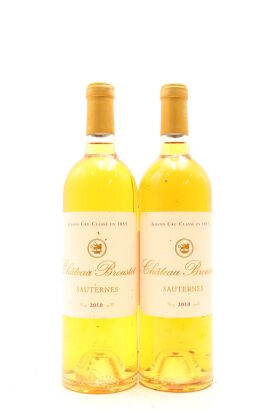 (2) 2010 Chateau Broustet, Sauternes - Barsac