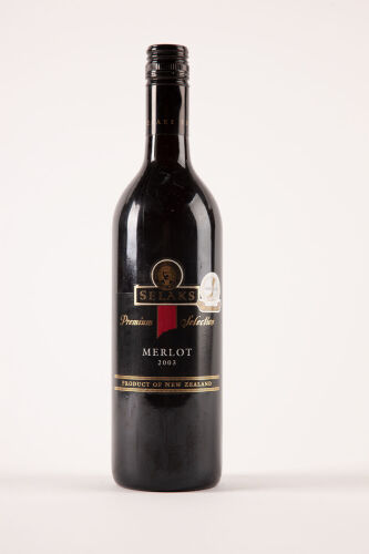 (1) 2003 Selaks Premium Selection Merlot, Hawkes Bay