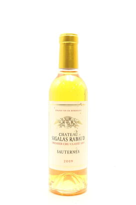 (1) 2009 Chateau Sigalas Rabaud, Sauternes, 375ml [JR16] [WE93] [WE93]